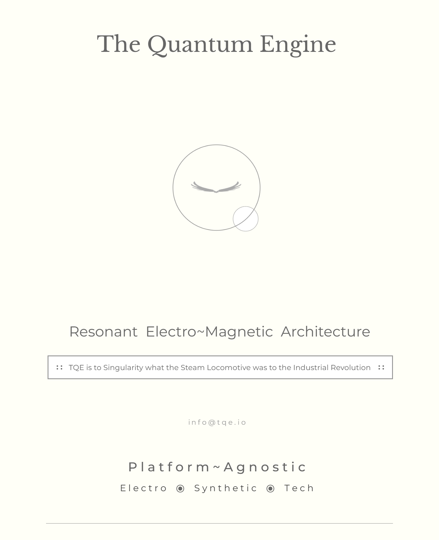The Quantum Engine